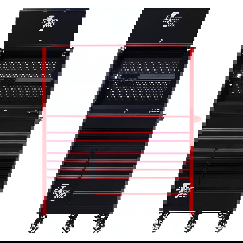 Tool Storage Combos & Systems; Type: Roller Cabinet with Hutch Combo ; Drawers Range: 10 - 15 Drawers ; Number of Pieces: 2.000 ; Width Range: 48